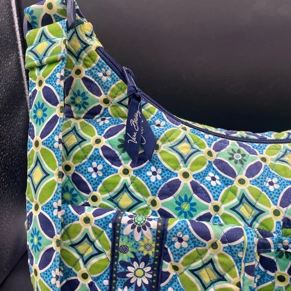 Vera Bradley Floral Geometric Shoulder Bag - Picture 3 of 11